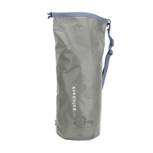 Sac tube étanche 25l fond transparent Gris
