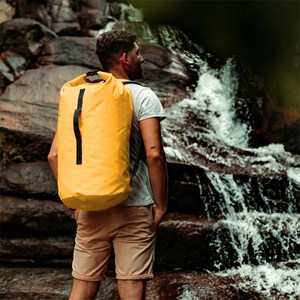 Sac à dos tube étanche 45l Jaune