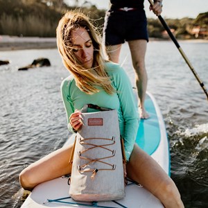 Sac à dos étanche urbain 20l tpu - indy Camel