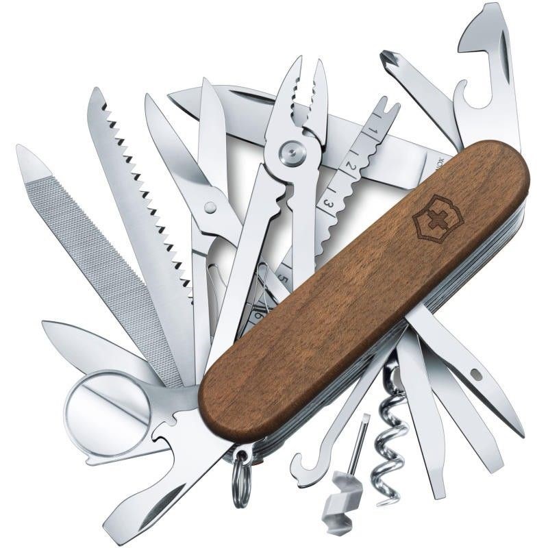 Couteau suisse victorinox swisschamp bois