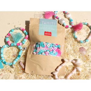 Mélange de perles heishi - tahiti -