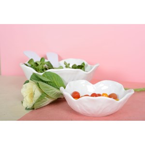 Assiette creuse blanche en mélamine  - lot de 6