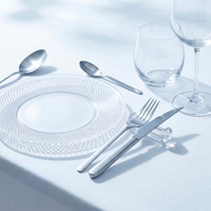 Assiette plate acrylique diamant - lot de 6