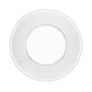 Assiette à dessert acrylique diamant - lot de 6