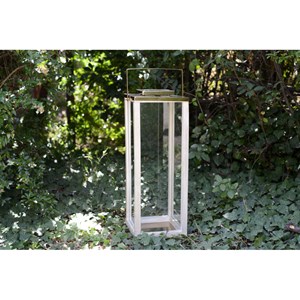 Lanterne carrée en verre petit modèle
