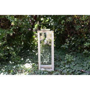 Lanterne carré en verre grand modèle