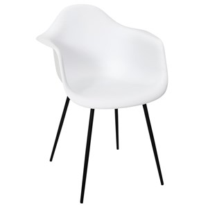 Fauteuil gustav blanc