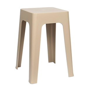 Tabouret empilable beige