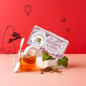 Infusion rooibos cassis bio - 30 sachets