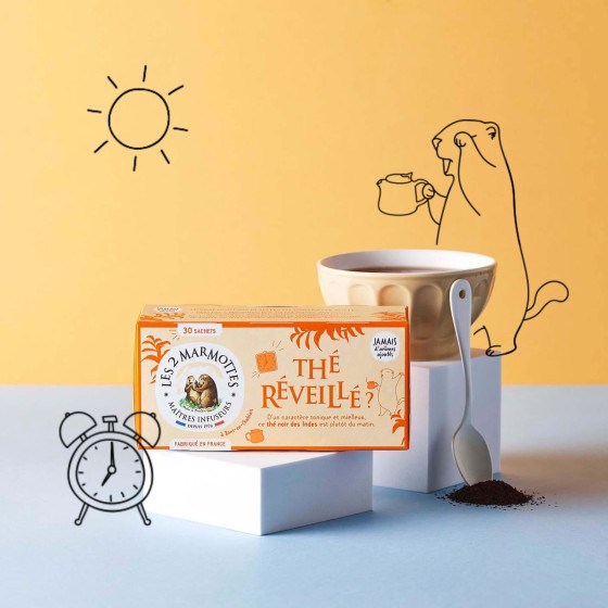 Thé noir bio thé réveillé ? - 30 sac.