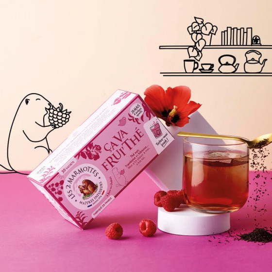 Thé noir bio ca va frui'thé - 30 sac.