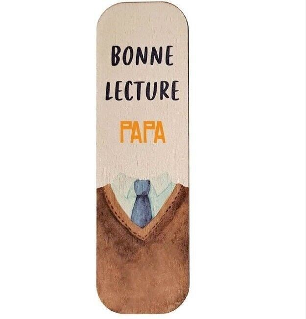 Marque-pages bonne lecture papa