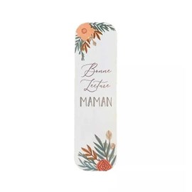 Marque-pages imprimé fleurs automne