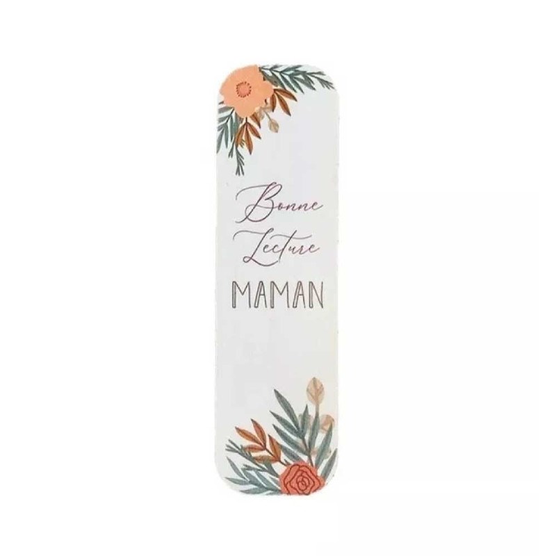 Marque-pages imprimé fleurs automne