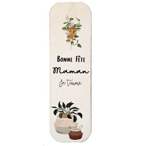 Marque-pages fête maman plantes
