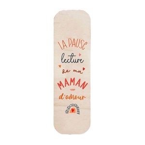 Marque-pages pause lecture maman