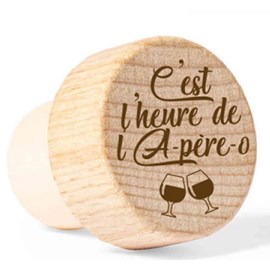 Bouchon bouteille l'heure de l'a-père-o