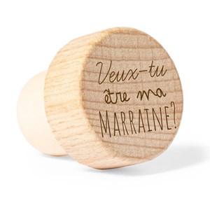 Bouchon de bouteille demande marraine