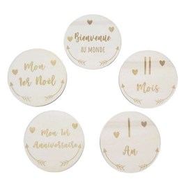 Lot de 15 cartes étapes ronde flèche