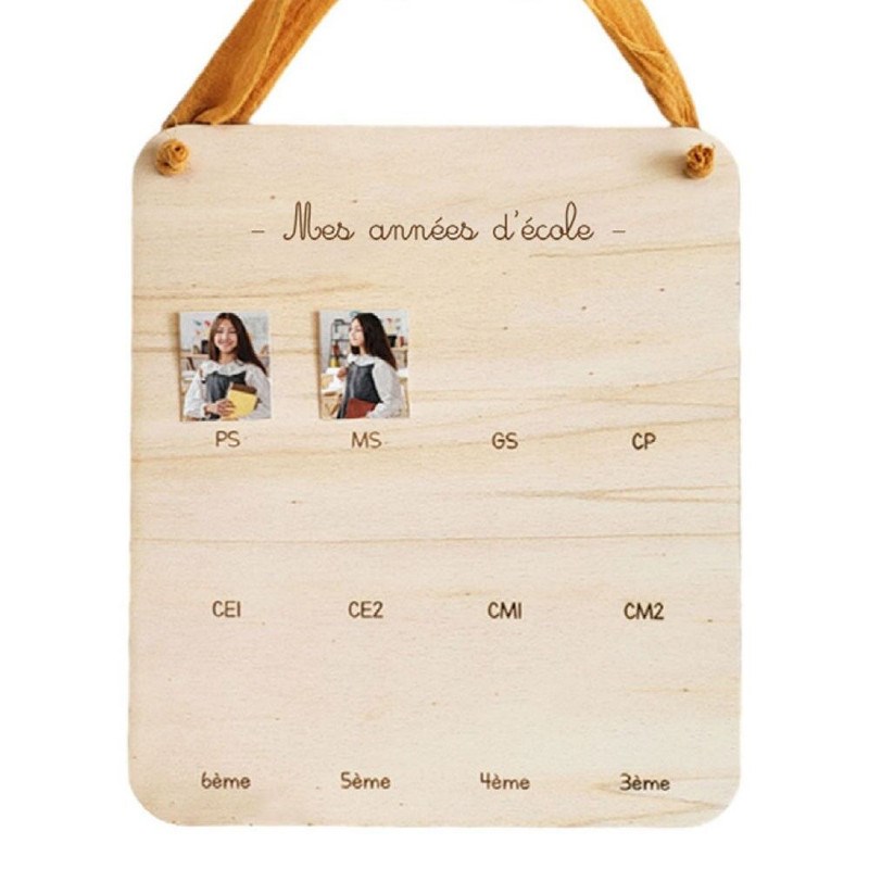 Support 12 photos mes années d'école