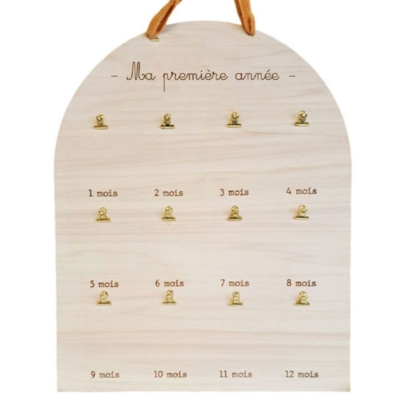 Support 12 photos ma première année