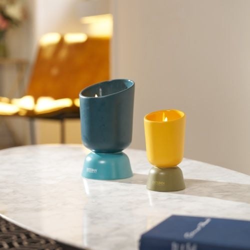 Bougie iconic color 220g ambre