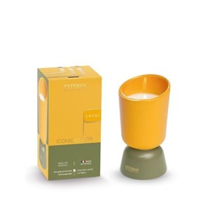 Bougie iconic color 220g ambre