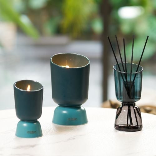 Bougie iconic color 220g figue noire