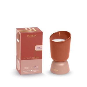 Bougie iconic color 220g iris cachemire