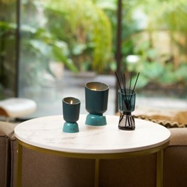 Bougie iconic color 220g pur lin