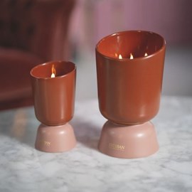 Bougie iconic color 220g teck & tonka