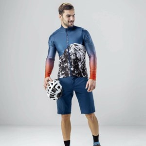 Maillot cycliste loeffler à manches M