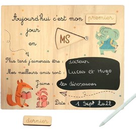 Panneau modulable rentrée scolaire