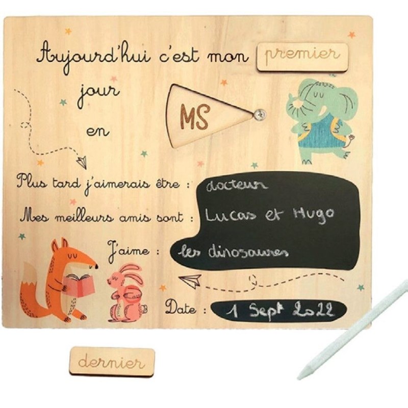 Panneau modulable rentrée scolaire