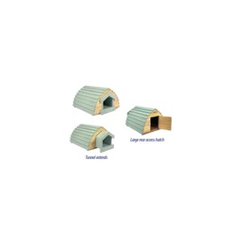 Abri à hérissons en bois