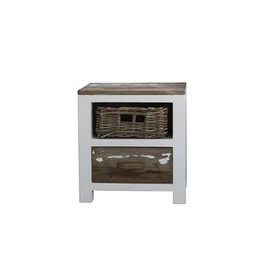 Table de chevet pin recyclé