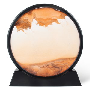Cadre paysage 3d sable diam 25 cm sahara