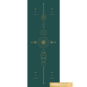 Tapis de yoga star samadhi gold