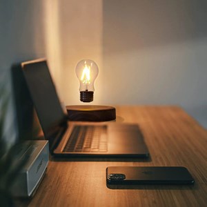 Lampe-ampoule rétro lévitation nofall up