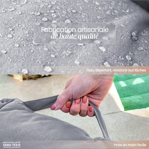 Kit coussins de palette capitonnés