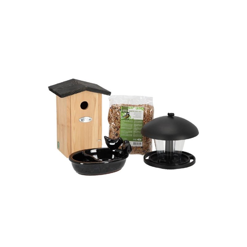 Coffret cadeau complet pour oiseaux
