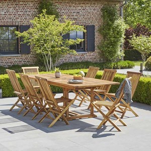 Salon jardin extensible 8&nbsp;10 p