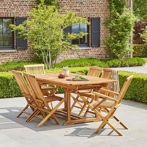 Salon jardin extensible 8&nbsp;10 personnes