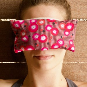 Bandeau yeux yoga en graine de lin