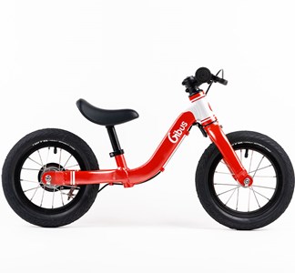 Draisienne 12 pouces 1-3 ans rouge gibus