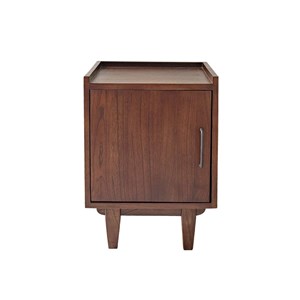 Table de chevet en bois de mindi