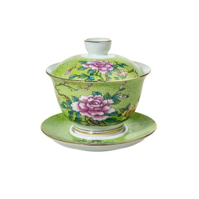 Lot De 2 Tasses à Thé Chinoises Vintage - Porcelaine Bleue - Occasion