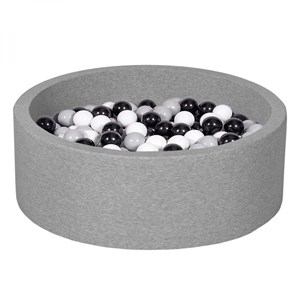 5 sacs de 100 balles -  noir