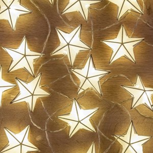 Guirlande étoilée lumineuse gardiole lon