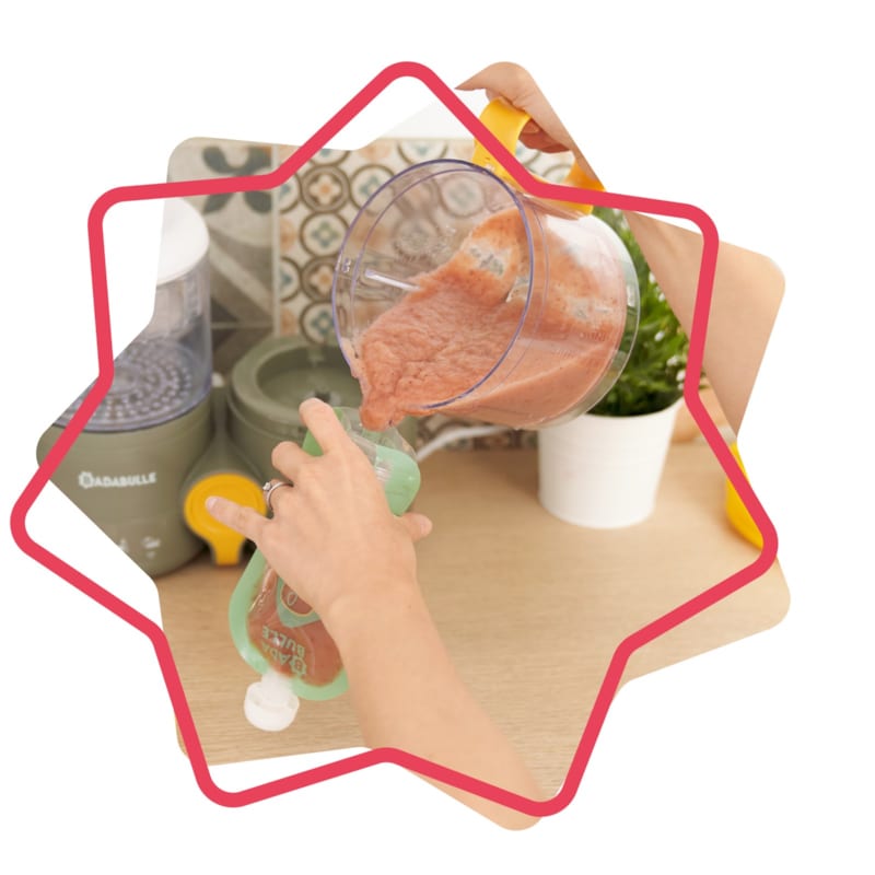 Gourdes réutilisables bébés enfants x15 (Badabulle) - Image 2